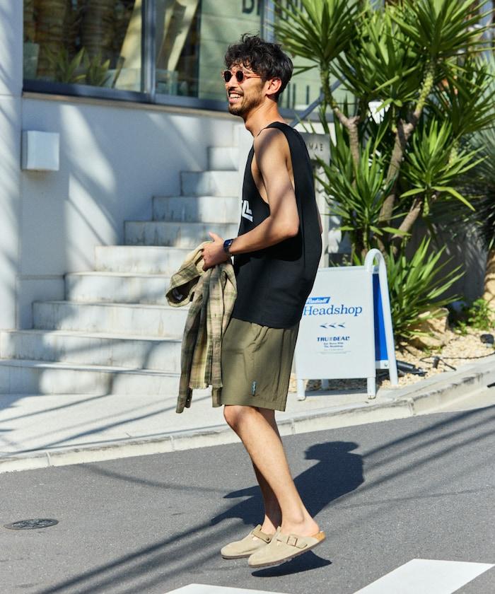 字標圖案背心-日本款/黑白-T-4-日本款