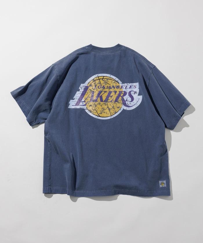 NBA 聯名水印隊標印花 圓領T恤