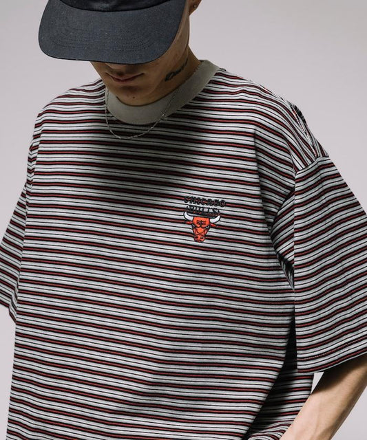 NBA 特別版 多色條紋 圓領T恤