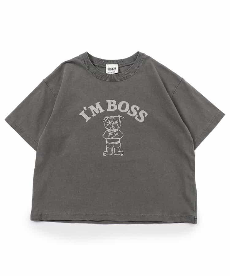 顏料印花短袖襯衫