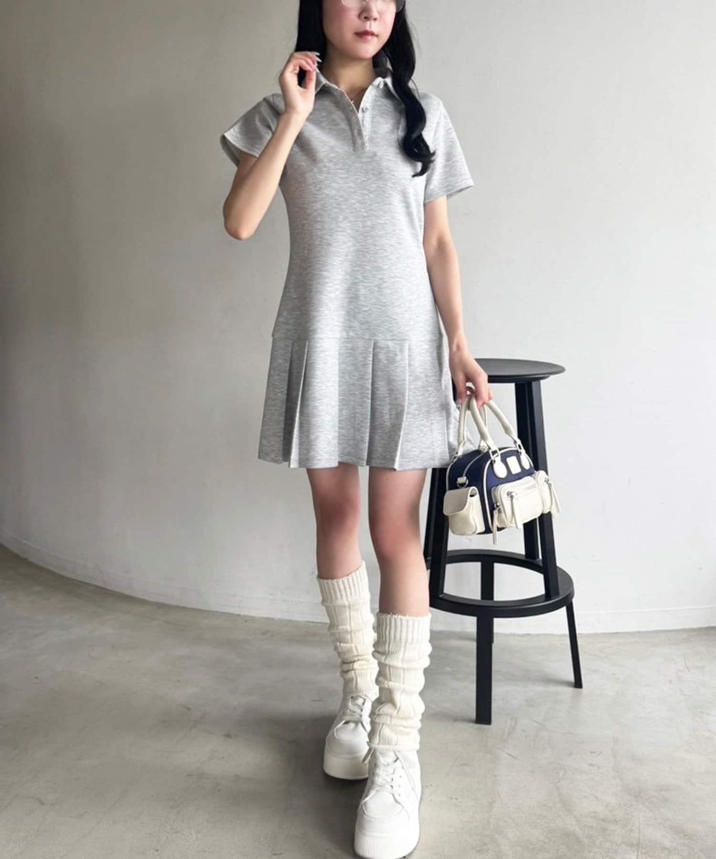 【一件接一件】修身迷你連衣裙