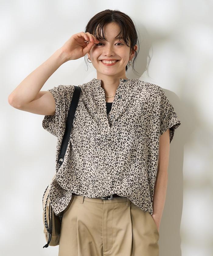 亞麻混紡領船型上衣<可搭配套裝>