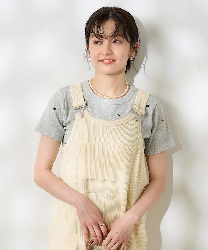 粉末漂白 軍裝風連體工裝褲