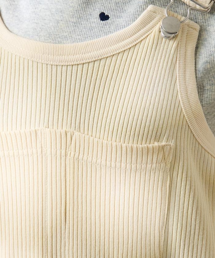 粉末漂白 軍裝風連體工裝褲