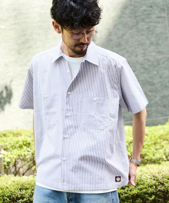 聯名 牛津布 寬鬆短袖襯衫