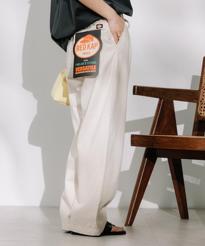 聯名 繫帶鬆緊褶襉褲