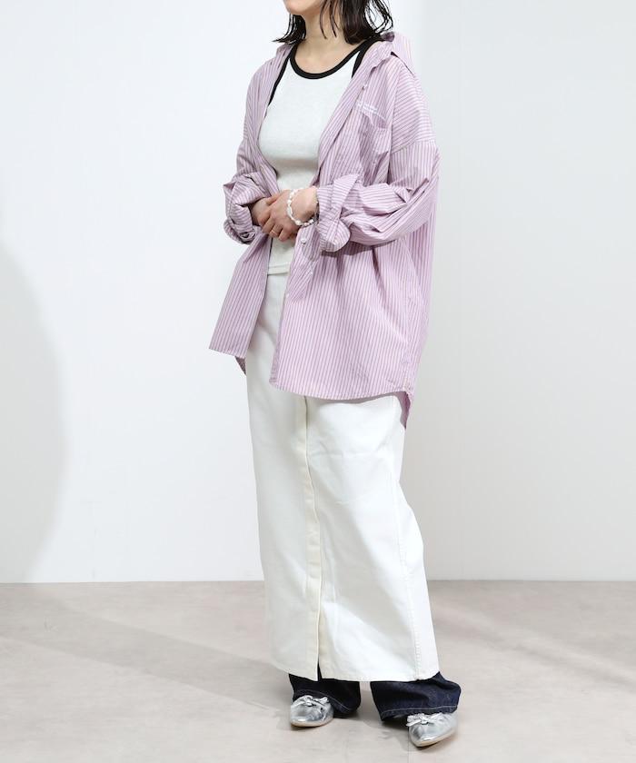 基礎標誌條紋襯衫