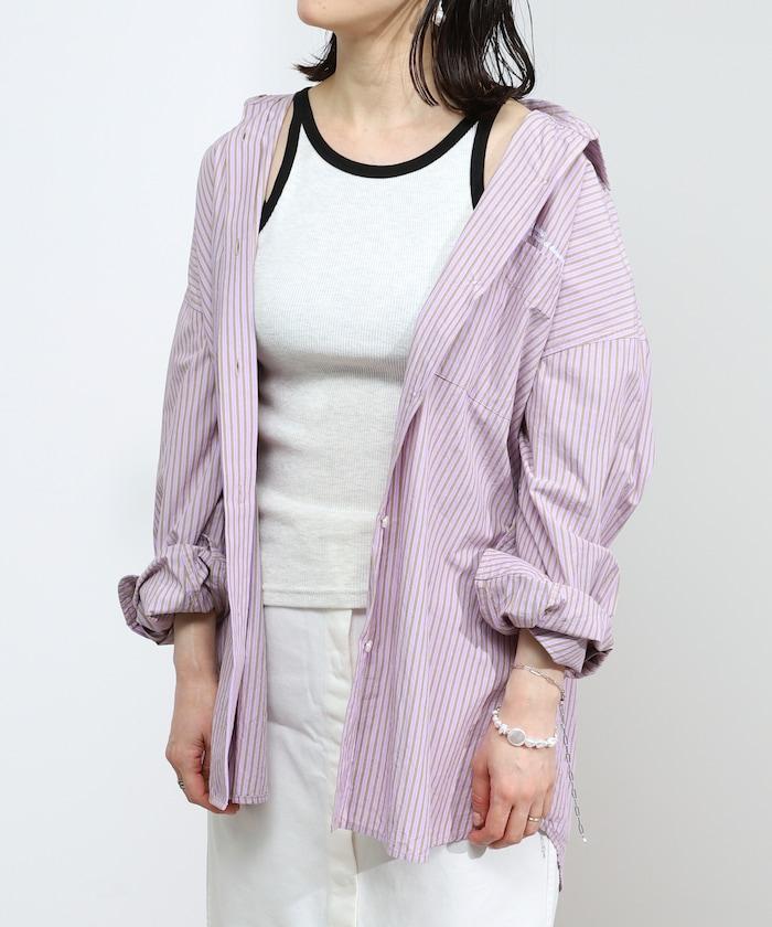 基礎標誌條紋襯衫