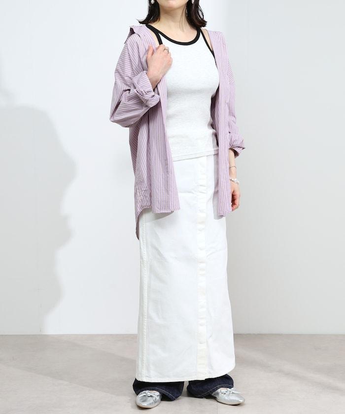 基礎標誌條紋襯衫