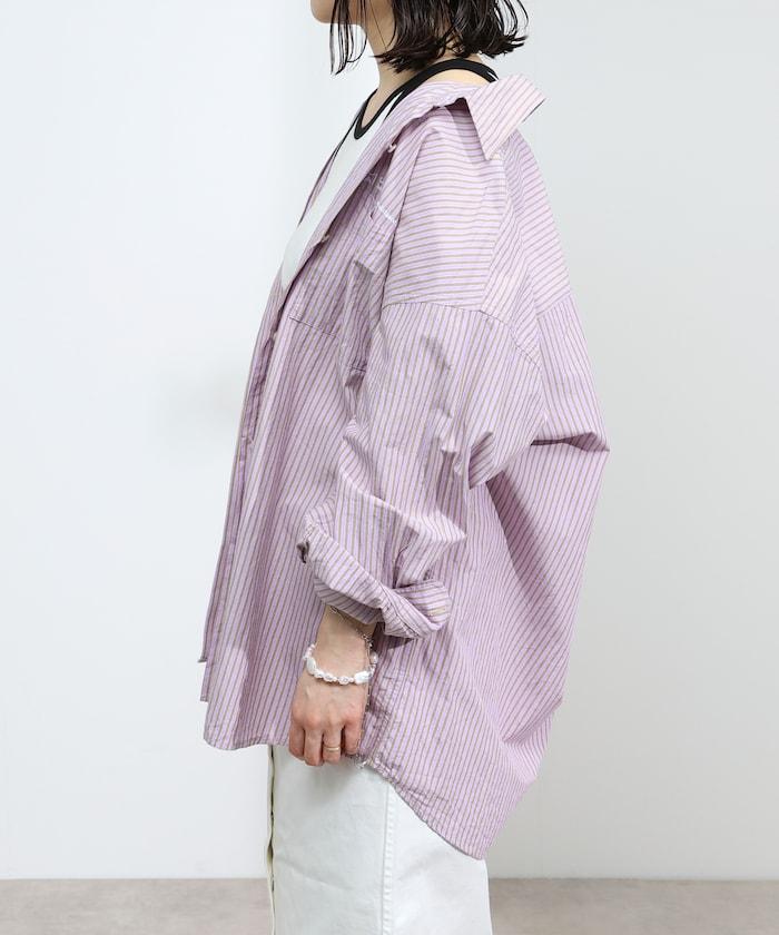 基礎標誌條紋襯衫