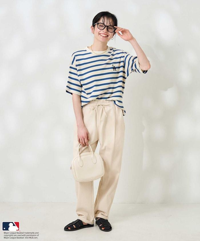 MLB 多色條紋針織T恤