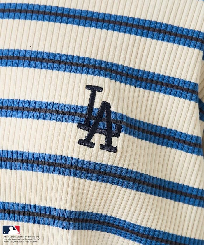 MLB 多色條紋針織T恤