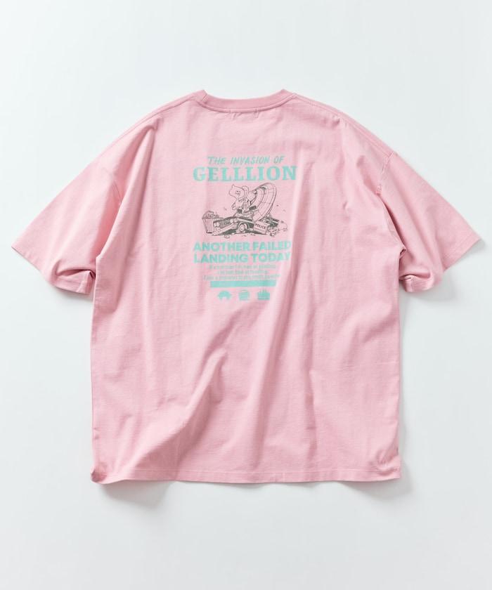GELLLION/格里昂 舒適版後背印花圓領T恤/GEL UFO