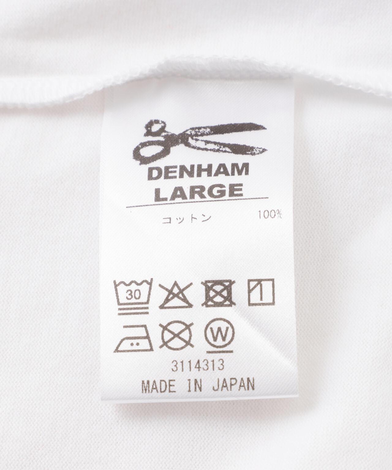 DENHAM/丹哈姆/三剪刀T恤