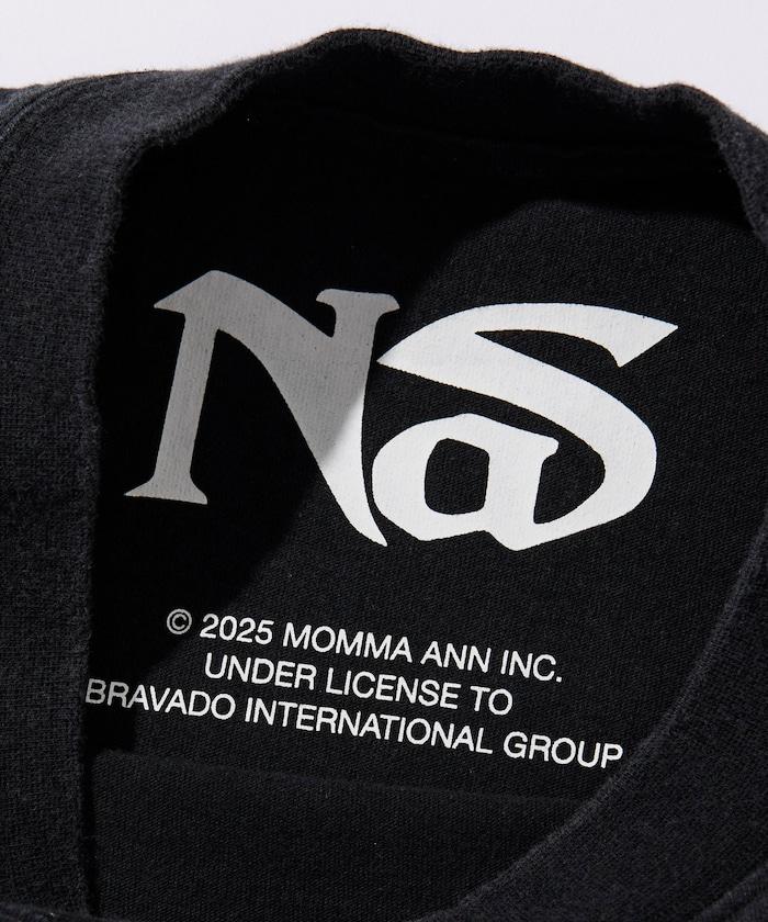 聯名 Nas 前面印花 短袖 圓領T恤