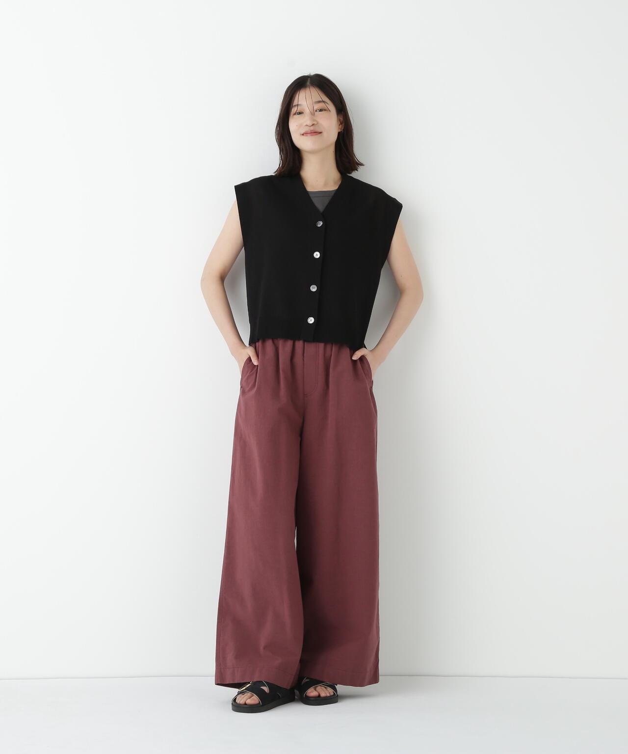 棉麻天鵝絨近江曬廚師褲