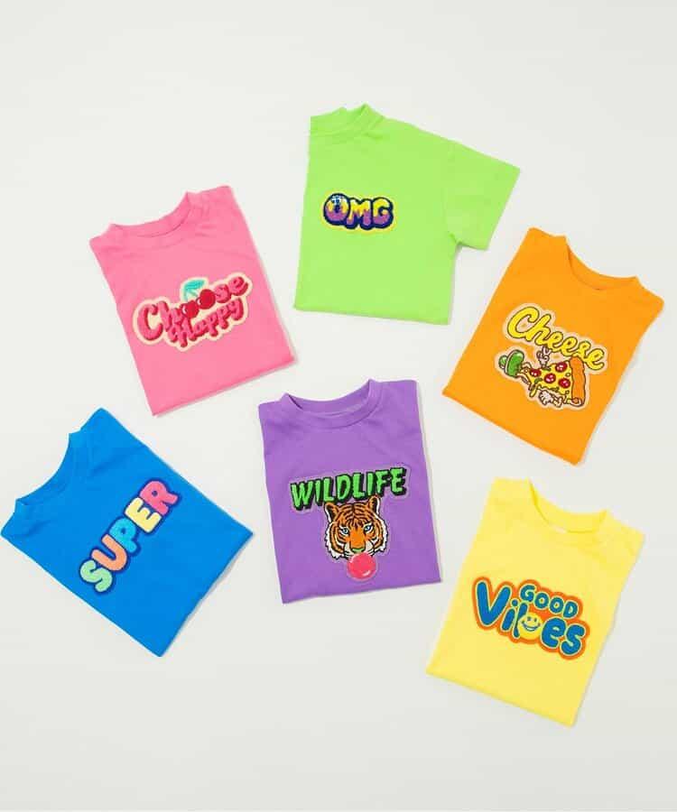 【連衣裙】Logo圖案刺繡T恤