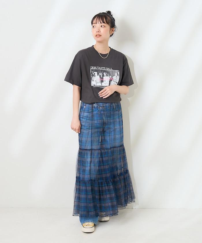 箔印女士T恤