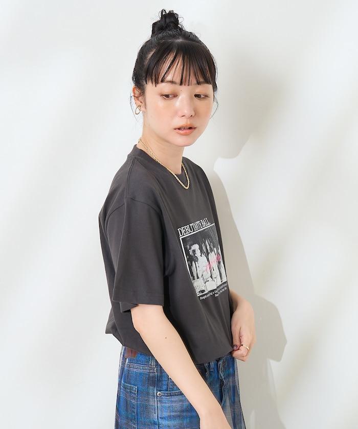 箔印女士T恤