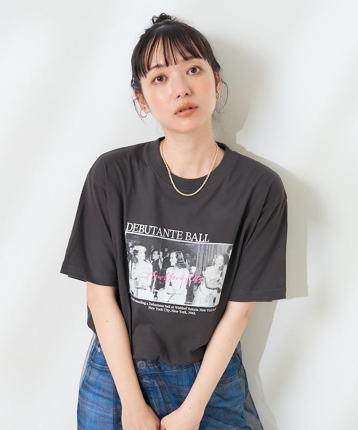 箔印女士T恤