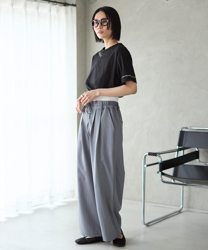 有機棉 心形 標誌刺繡T恤 / 圓領 單點標誌 刺繡短袖T恤