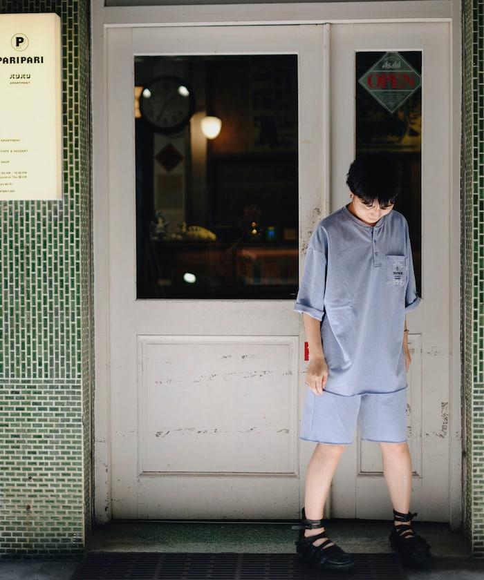 聯名 全夜桑拿 粉末加工裡毛套裝 揹包附帶