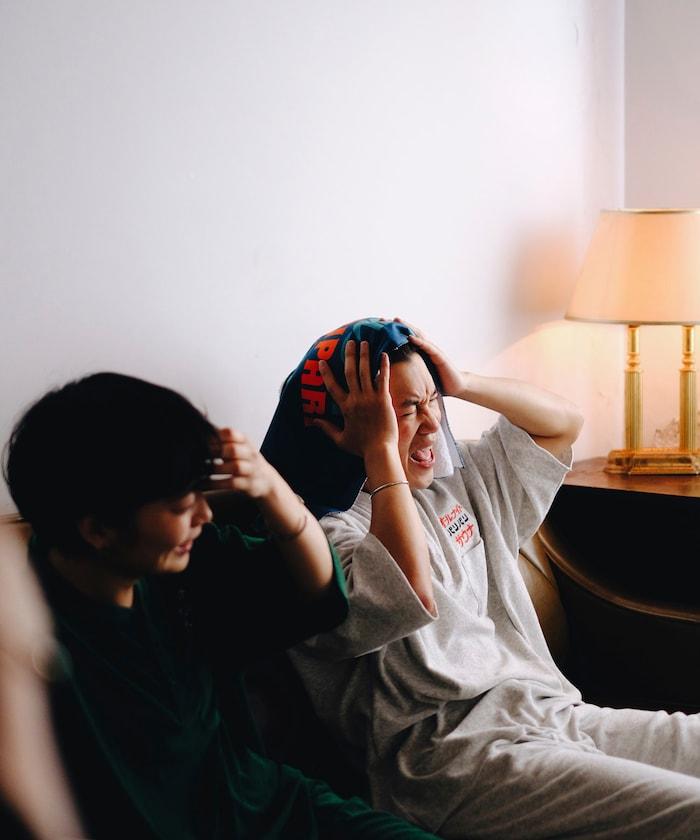 聯名 全夜間桑拿 精緻抓絨套裝 帶揹包