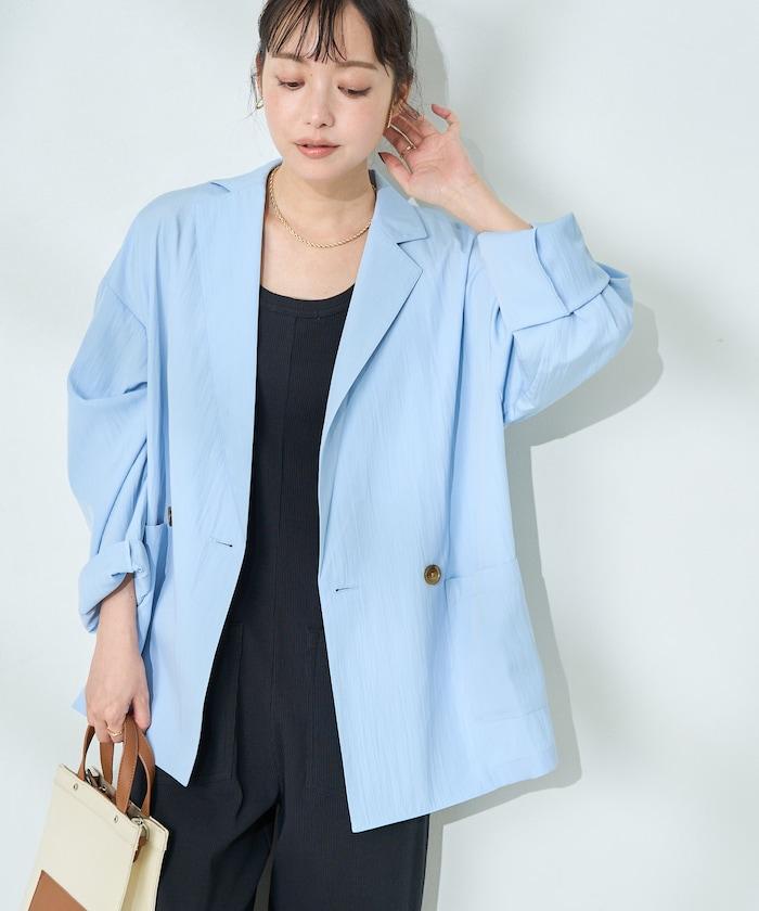 <接觸冷感/可機洗> 夏季涼爽 襯衫夾克<可搭配套裝>