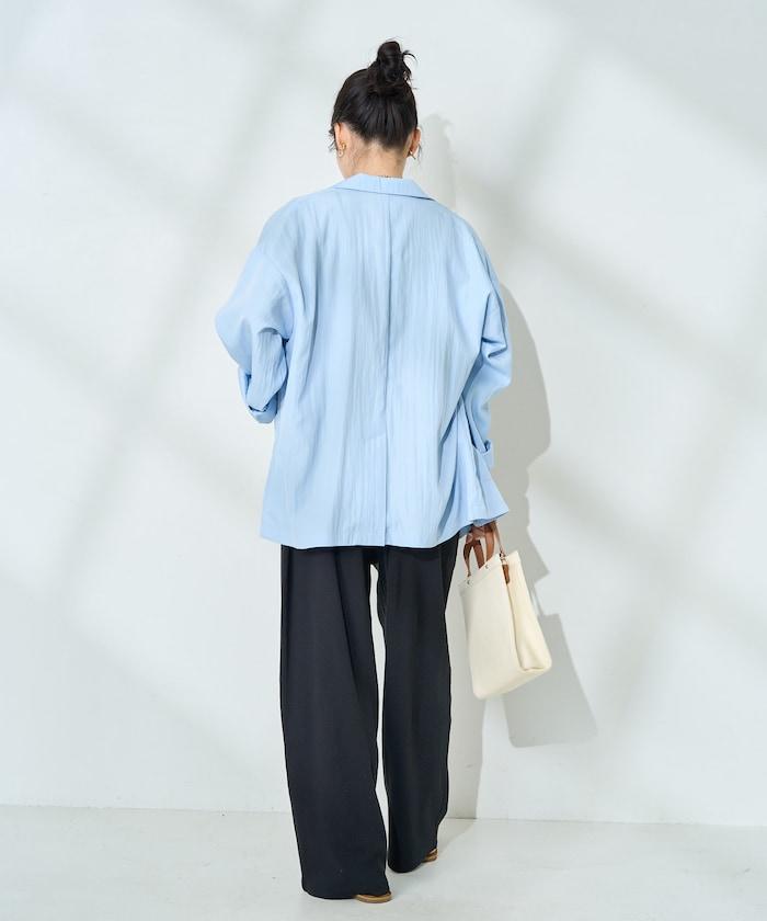 <接觸冷感/可機洗> 夏季涼爽 襯衫夾克<可搭配套裝>