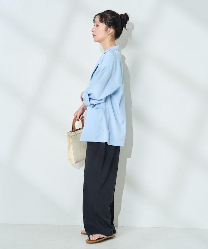 <接觸冷感/可機洗> 夏季涼爽 襯衫夾克<可搭配套裝>