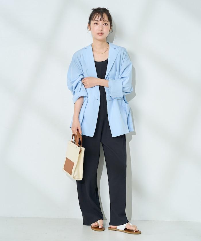 <接觸冷感/可機洗> 夏季涼爽 襯衫夾克<可搭配套裝>