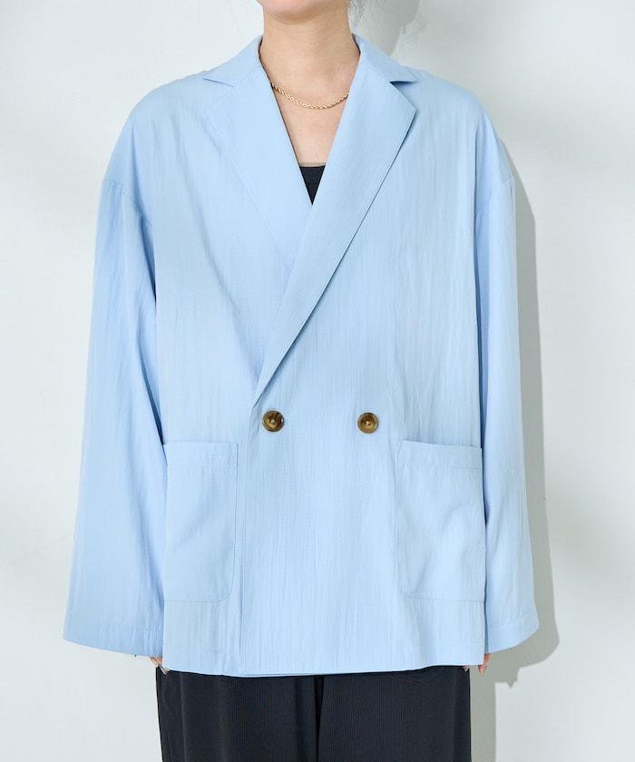 <接觸冷感/可機洗> 夏季涼爽 襯衫夾克<可搭配套裝>