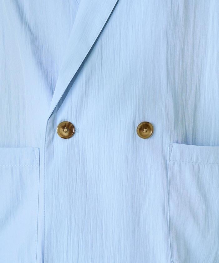 <接觸冷感/可機洗> 夏季涼爽 襯衫夾克<可搭配套裝>