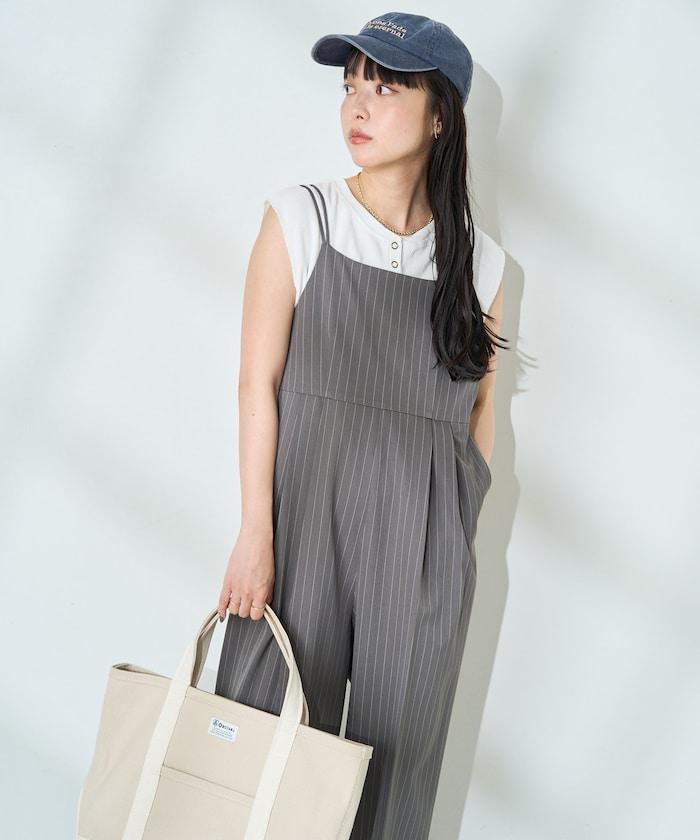 <接觸冷感/防紫外線>功能面料 簡易連體褲