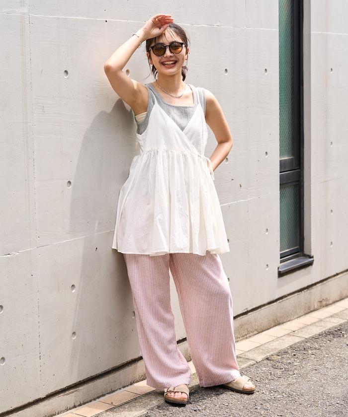 印度卡什米爾吊帶長款束腰襯衫