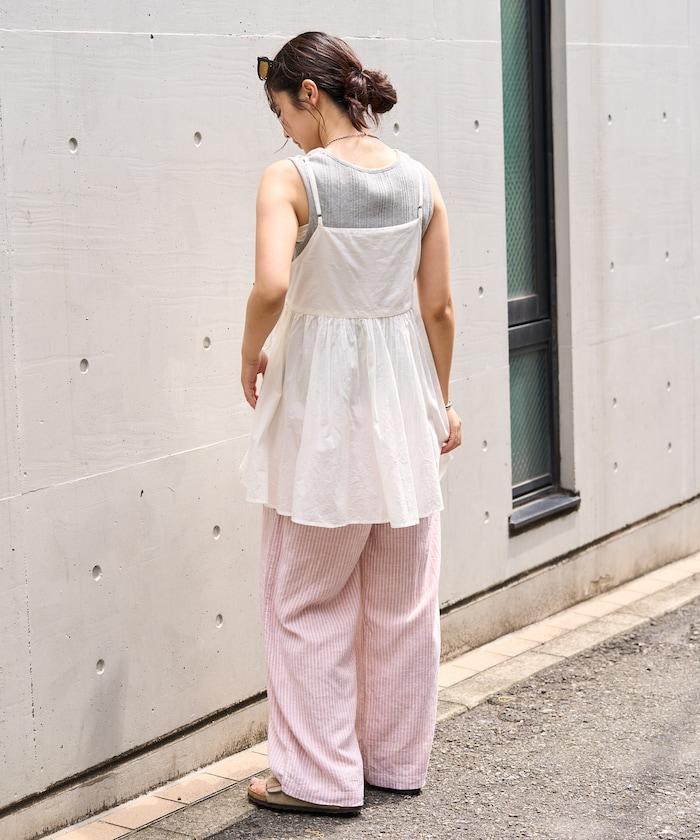 印度卡什米爾吊帶長款束腰襯衫