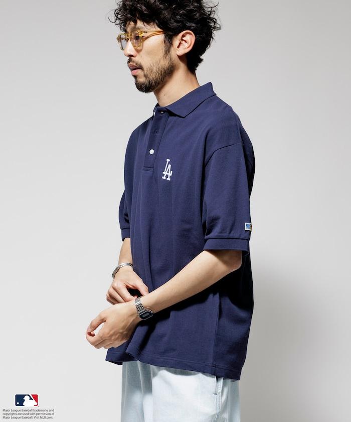 MLB Major League Baseball 單標誌 短袖 Polo衫