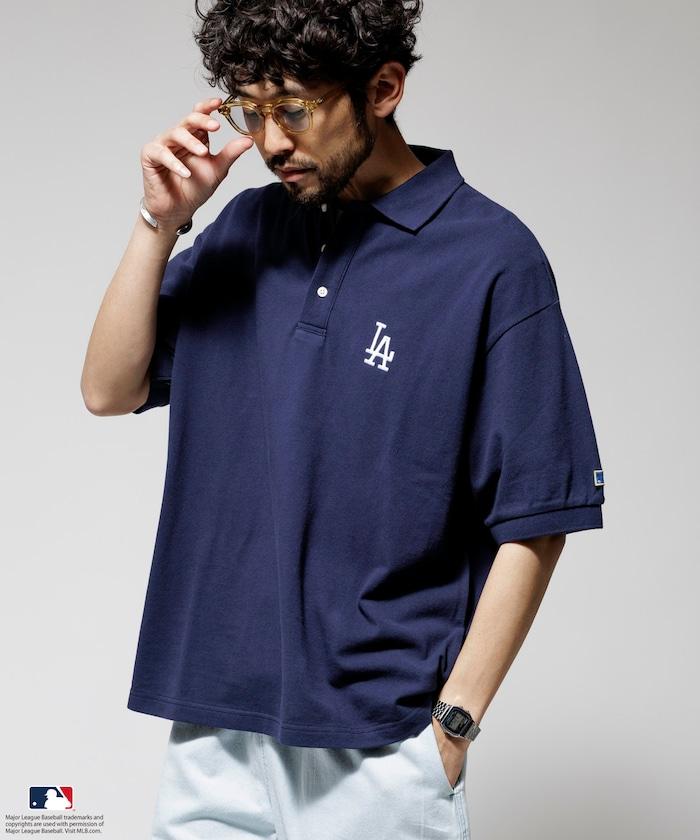 MLB Major League Baseball 單標誌 短袖 Polo衫