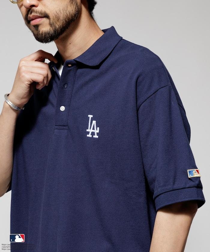 MLB Major League Baseball 單標誌 短袖 Polo衫