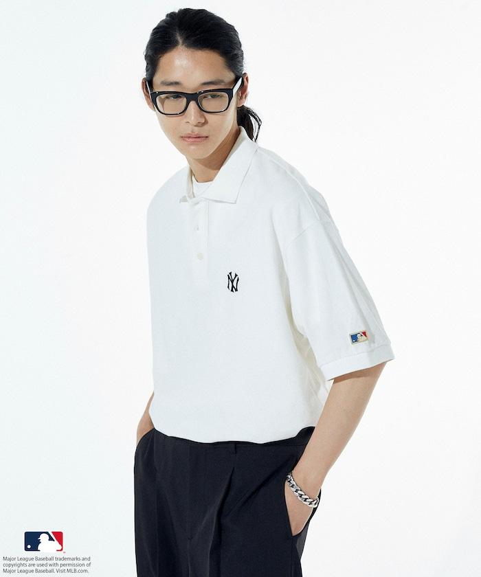 MLB Major League Baseball 單標誌 短袖 Polo衫