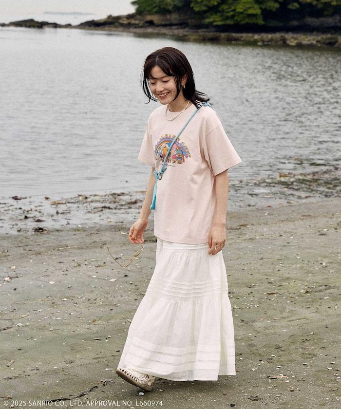 《三麗歐》 彩虹印花T恤