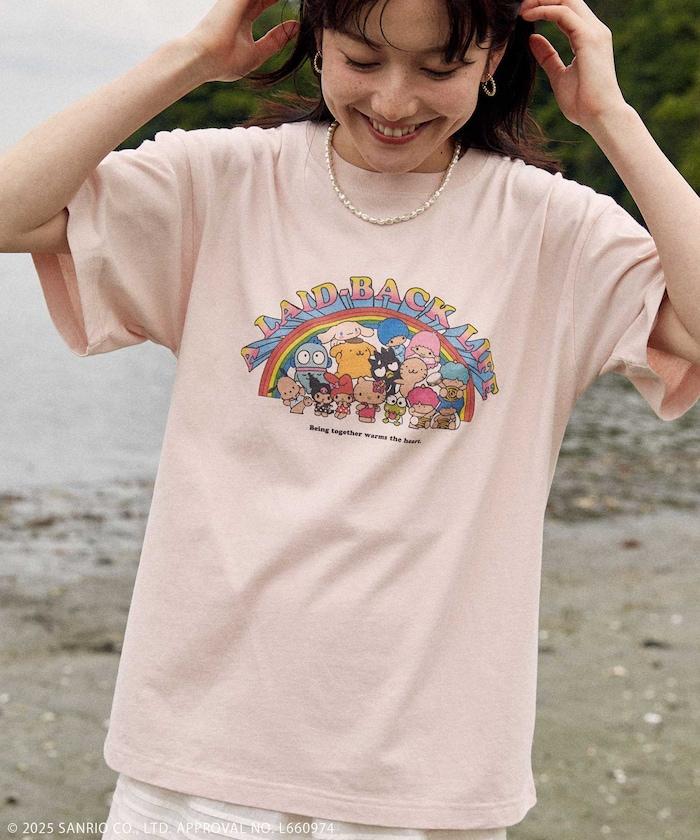 《三麗歐》 彩虹印花T恤