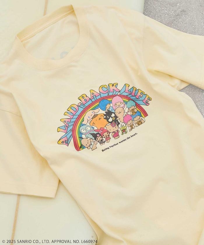 《三麗歐》 彩虹印花T恤