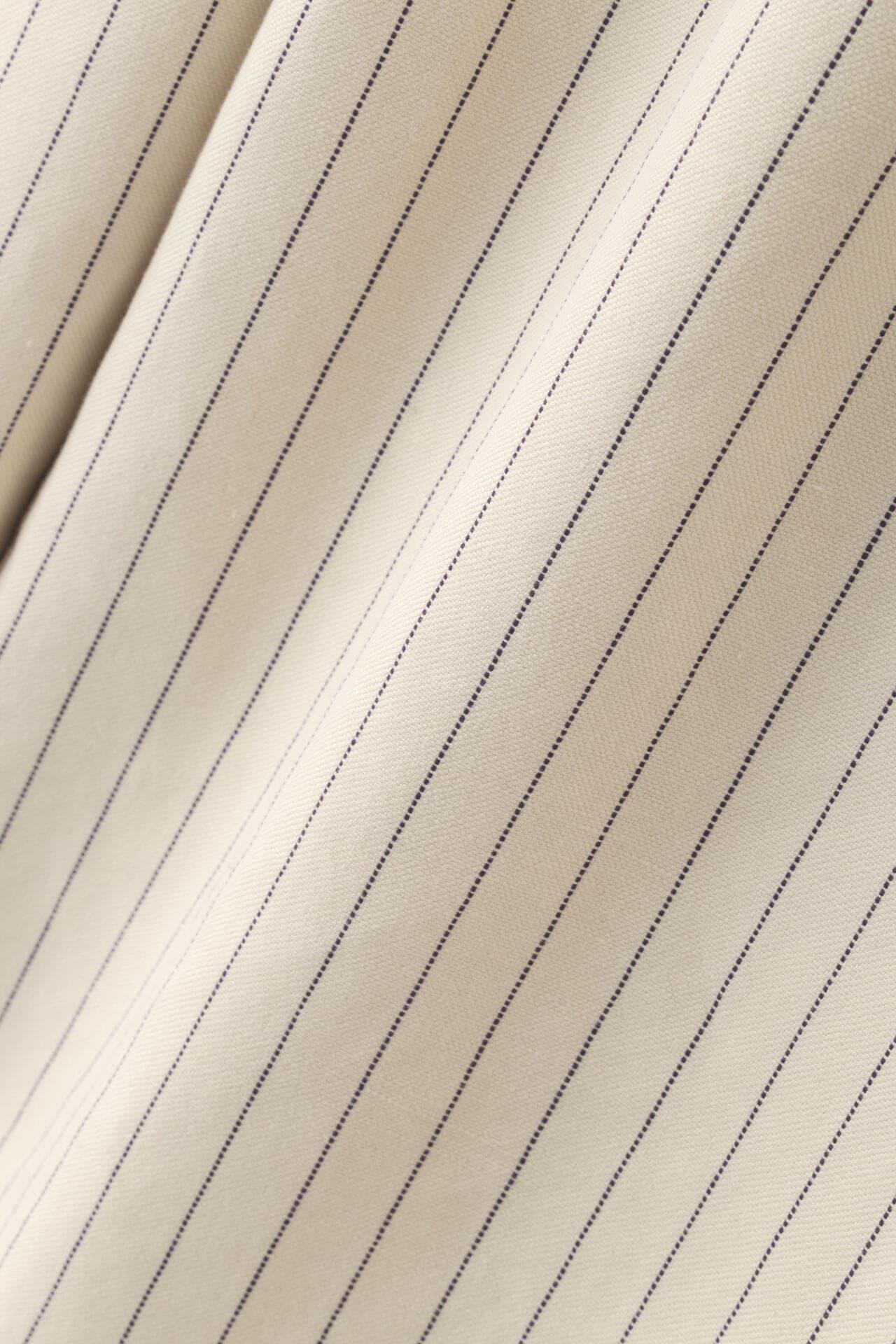 棉麻條紋褲