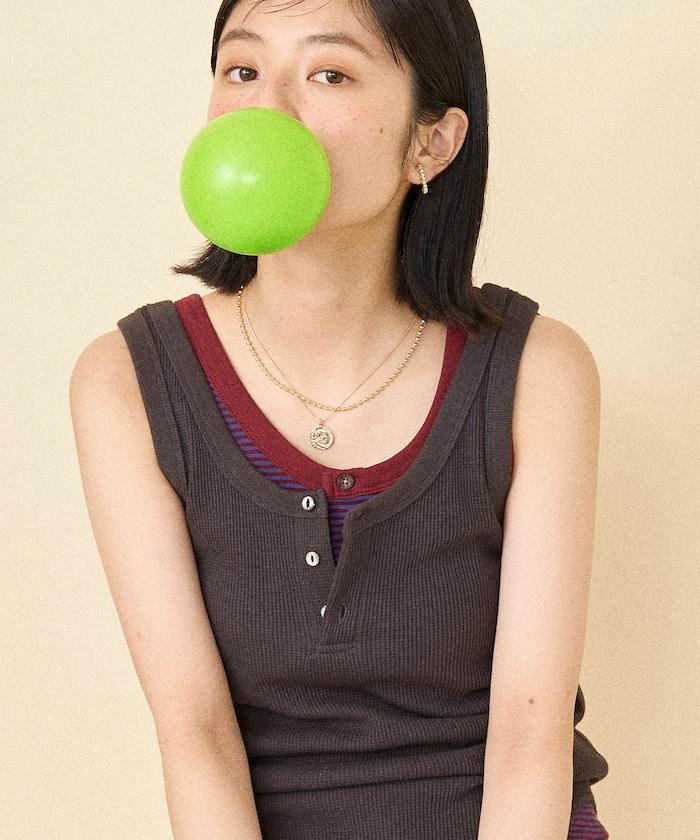 華夫格紋雙面穿背心