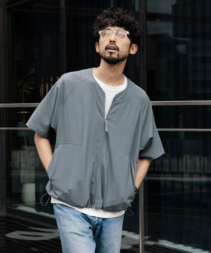 速乾材料 舒適版型 無領 棒球衫 短袖 亞麻風 居家護理