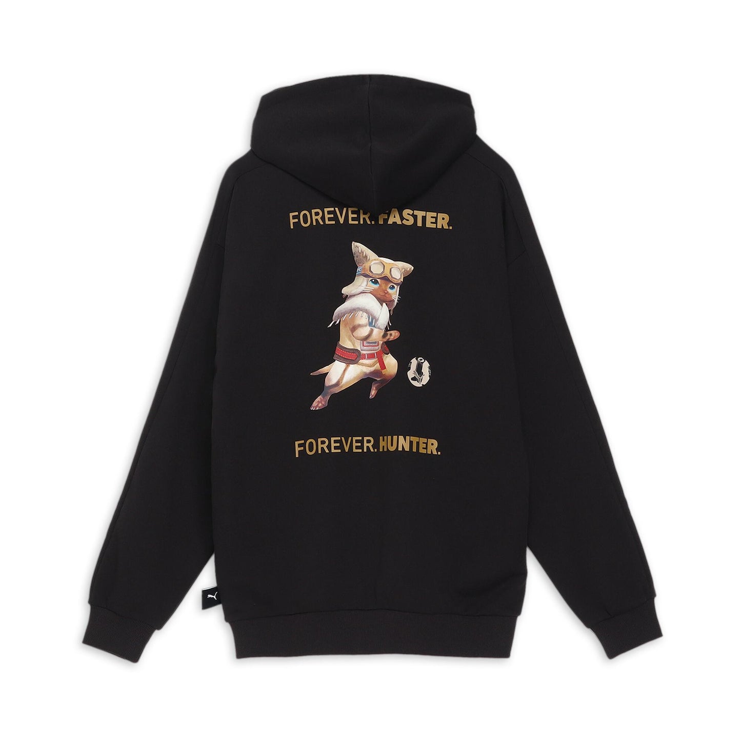 PUMA X 怪物獵人_M號帽T恤 PUMA 黑色