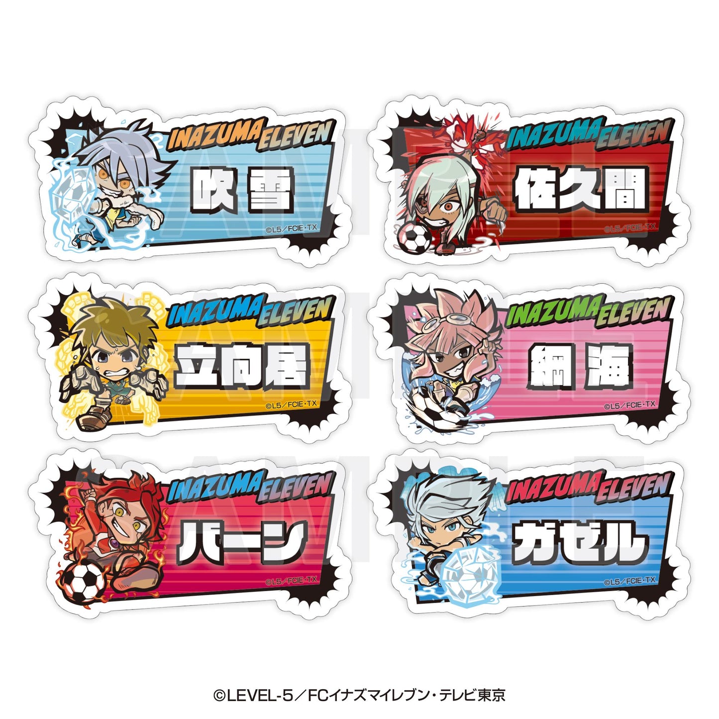 《閃電十一人》_艾圖恩 交易亞克力徽章 B 【包裝盒/6個裝】