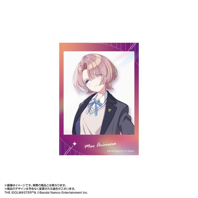 學園偶像大師_即時相片風卡紙貼紙 有村麻央