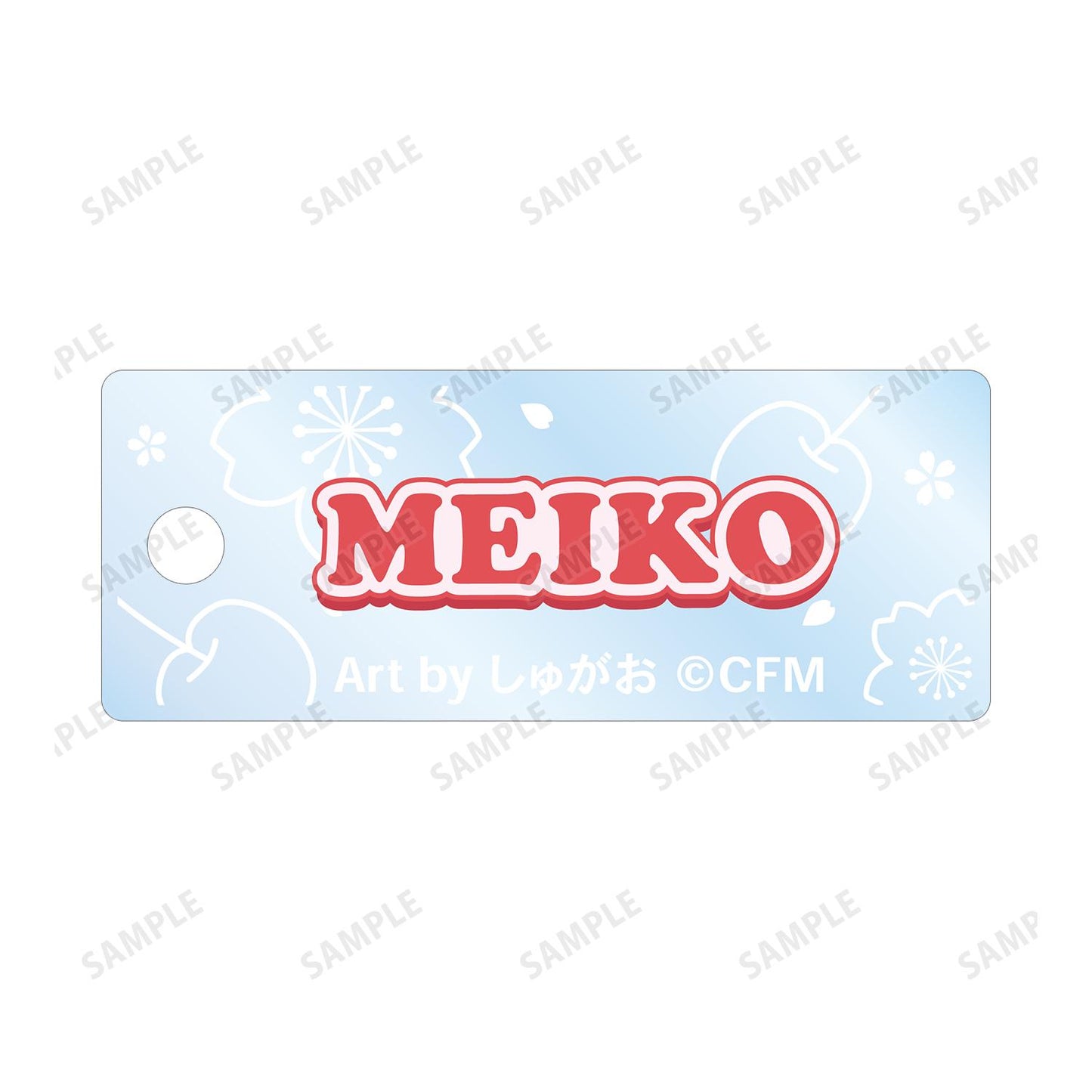 櫻初音未來_描繪下來 MEIKO 櫻花派對版 由 しゅがお 設計的雙連線亞克力鑰匙扣